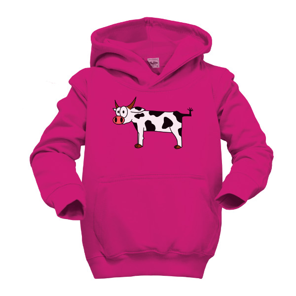 Dětská mikina s kapucí s potiskem Býk Boris mikina