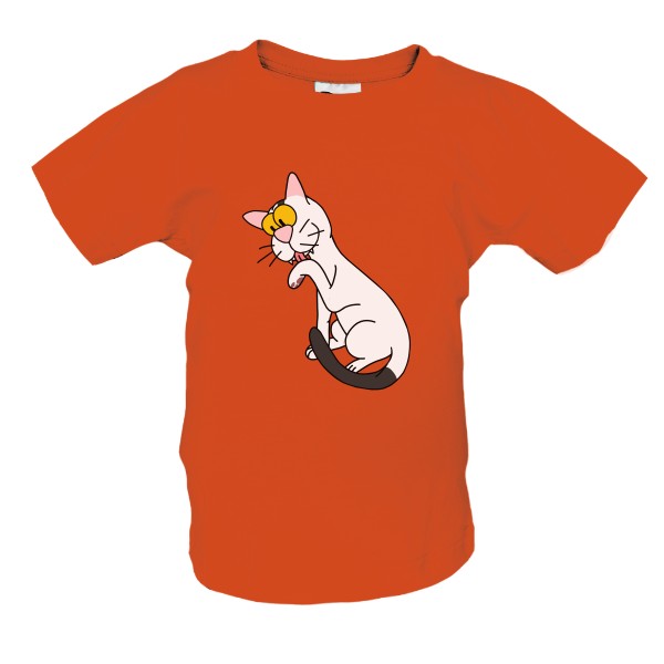 Tričko s potiskem Kočka dětské tričko