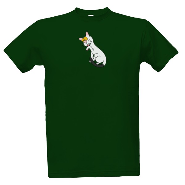 Tričko s potiskem Kočka pánské tričko