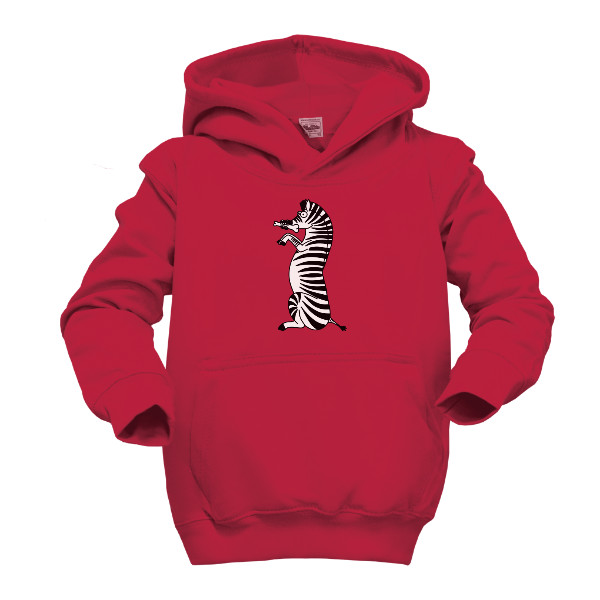 Dětská mikina s kapucí s potiskem Zebra Laura mikina